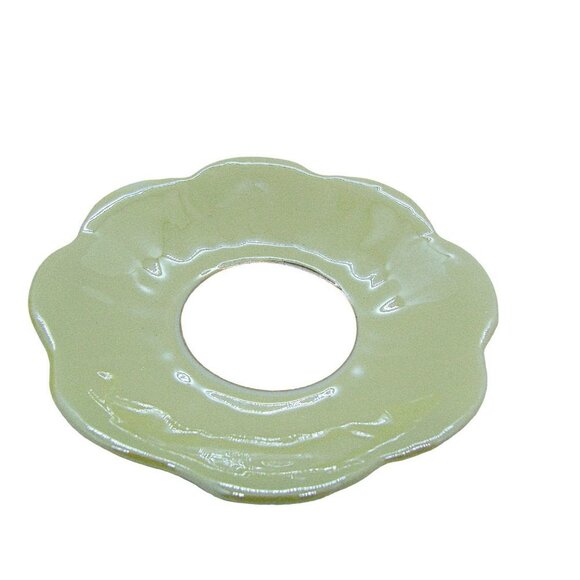 Vintage Germany Demitasse Mini Porcelain Lusterware Teacup Saucer Purple Yellows - Picture 5 of 12